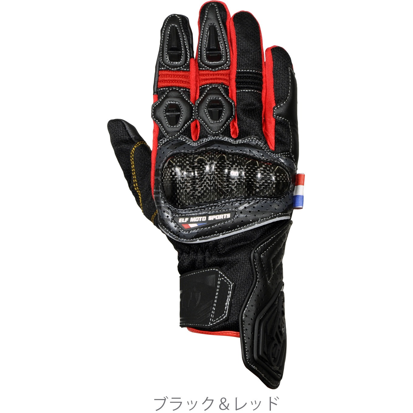 EG-S516 エヴォルツィオーネメッシュグローブ elf 色Black&Red WL(レディース)サイズ  EG-S516