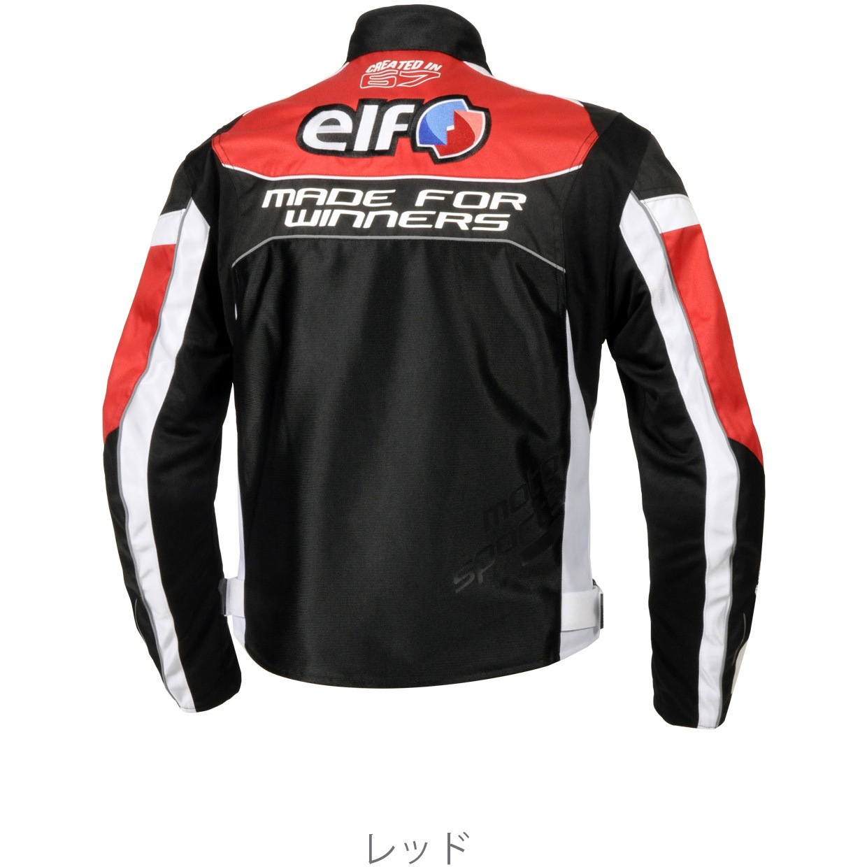 エルフ elf メンズ MENS 春秋ライディングジャケット LL 赤 レッド ほぼ新品 難あり elf（エルフ） アウトレット 秋冬 EJ-W119 ELF ジャケット ヴィット