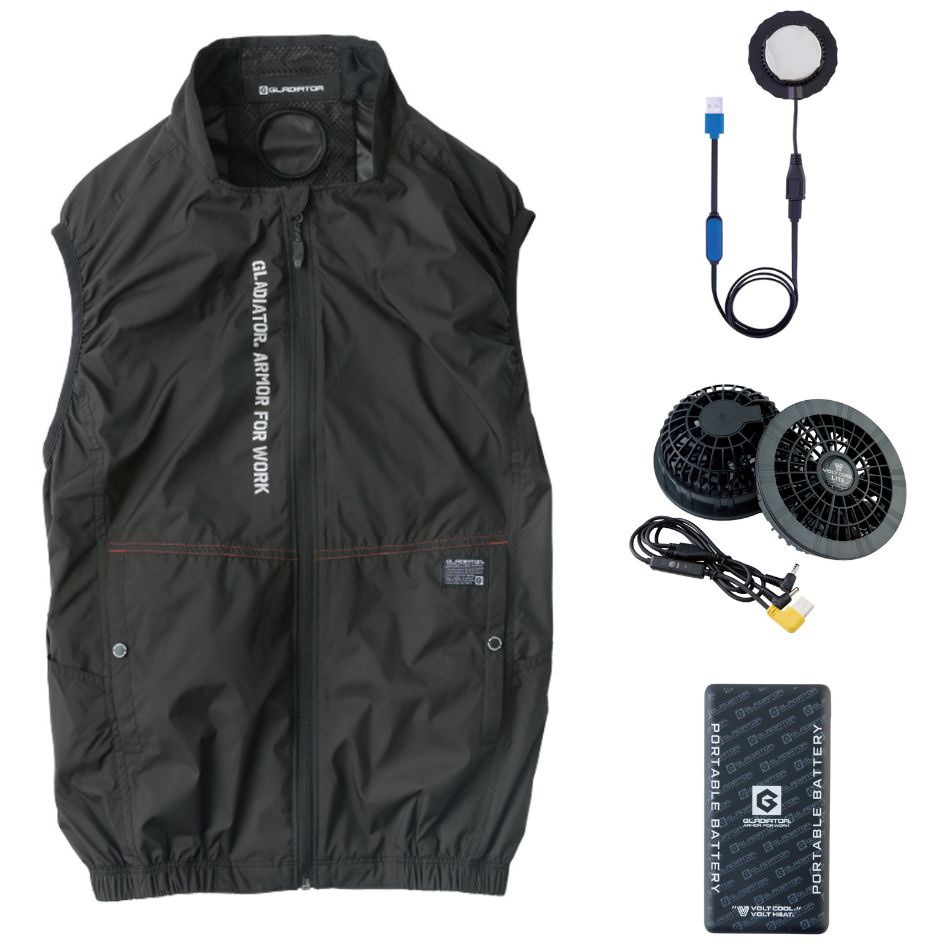 G244429 ボルトクール LITE+ ペルチェ ベスト セット 1セット VOLTCOOL