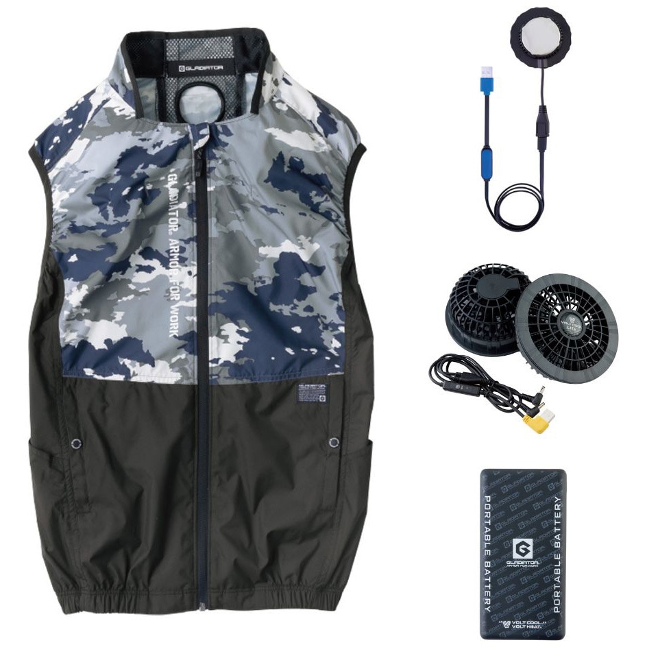 G244429 ボルトクール LITE+ ペルチェ ベスト セット 1セット VOLTCOOL