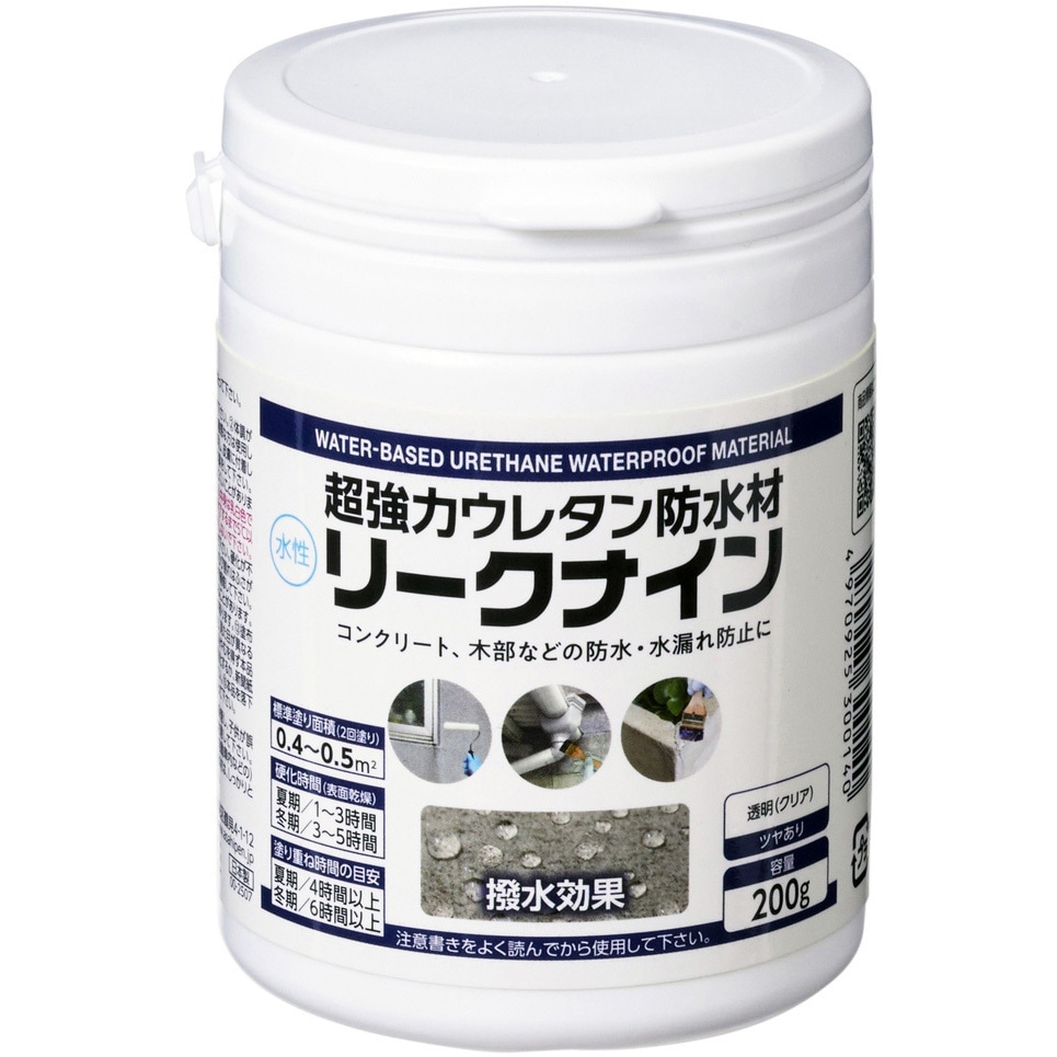 L004 超強力ウレタン防水材 リークナインクリヤ アサヒペン 透明