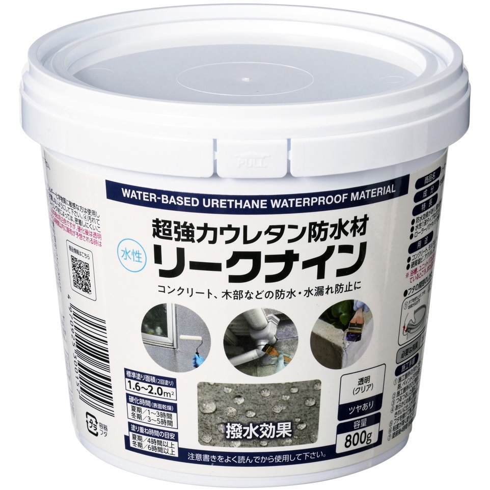 L005 超強力ウレタン防水材 リークナインクリヤ アサヒペン 透明