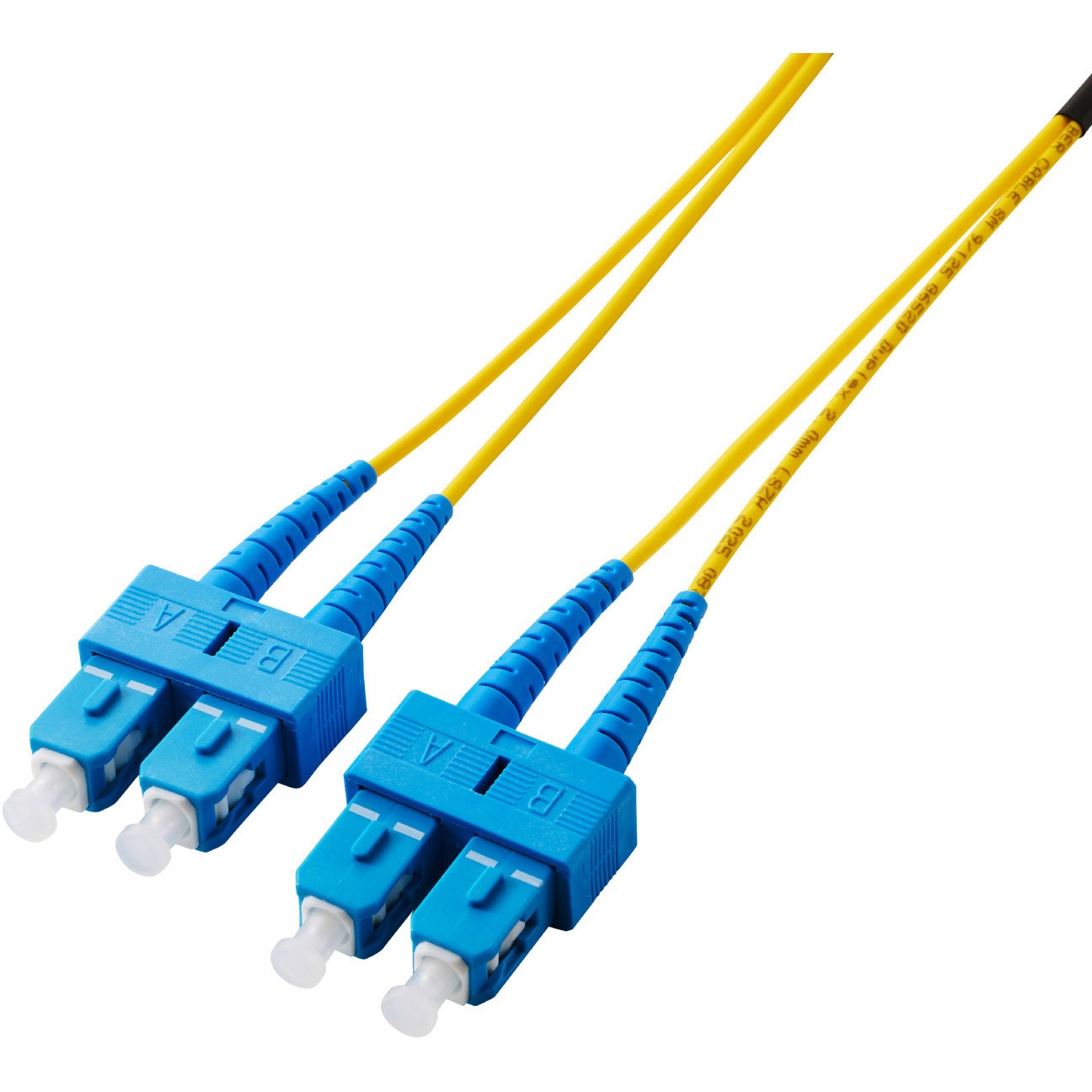 【新品】 光ファイバーケーブル 2本セット ストロボ用 OC-SCSC2S2/2 光ファイバーケーブル SC-SC 2芯 シングルモード OS2