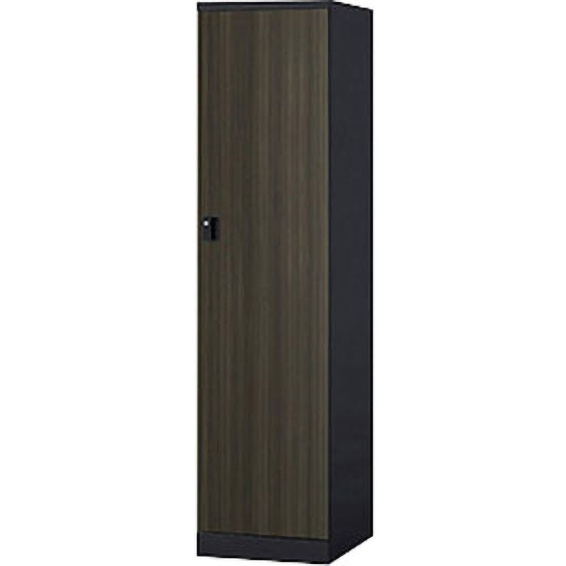 GL1L-BMD ロッカー 1人用 GL型 ナイキ ブラック色 錠付(シリンダー錠) 高さ1800mm間口450mm奥行515mm  GL1L-BMD