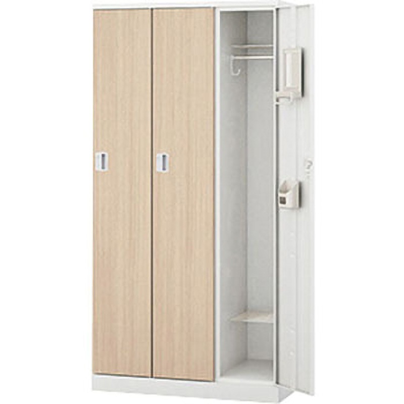 GL3MJ-WLO ロッカー 3人用 GL型 ナイキ クリアホワイト色 高さ1800mm間口900mm奥行515mm  GL3MJ-WLO