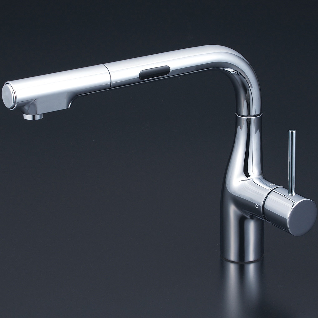 ★新品未使用★KVK シングル混合水栓　LFM612B 洗面用シングルレバー式混合栓：LFM612B｜洗面用水栓：台付