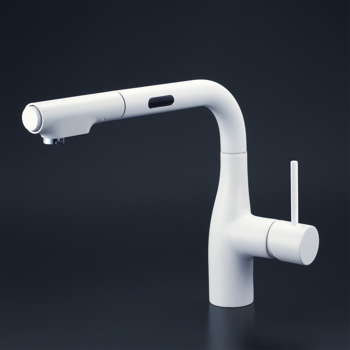 KM6111DECM4 シングルシャワー付混合栓(センサー付) 電池 KM6111EC KVK キッチン用 逆止弁タイプ