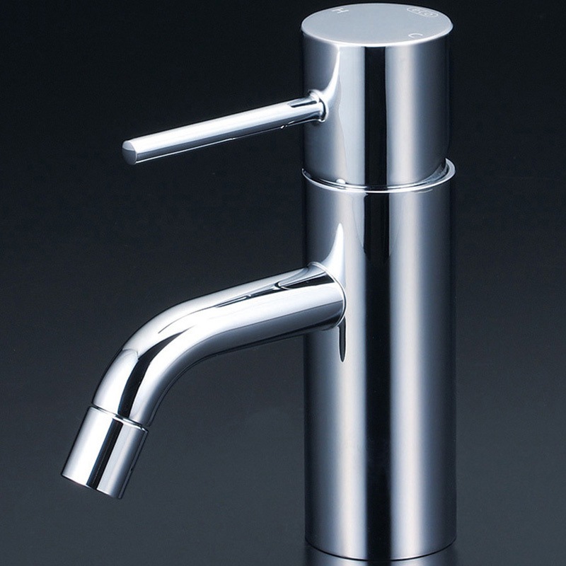 KM7051EC シングル混合栓(eレバー) KM7051 KVK 取付穴径24～25mm