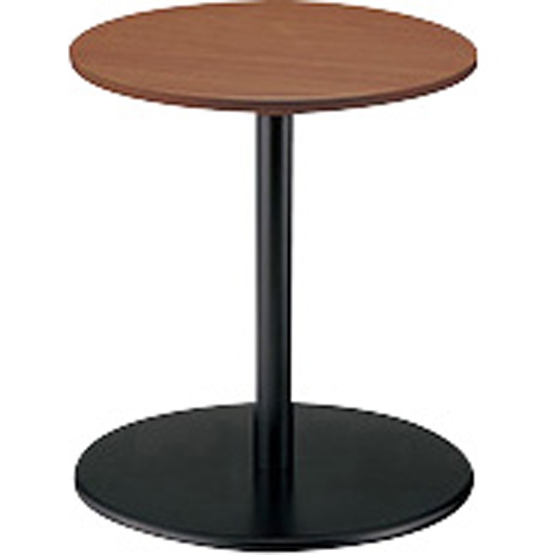 KLRM60R-BWN ミーティングテーブル(KLR型) ナイキ 高さ680mm間口Φ600mm奥行Φ600mm  KLRM60R-BWN