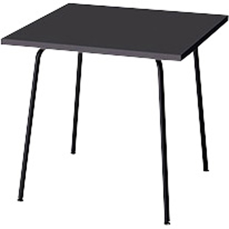 KLPB7575-B-BT ミーティングテーブル(KLPB型) ナイキ ブラック 高さ700mm間口750mm奥行750mm  KLPB7575-B-BT