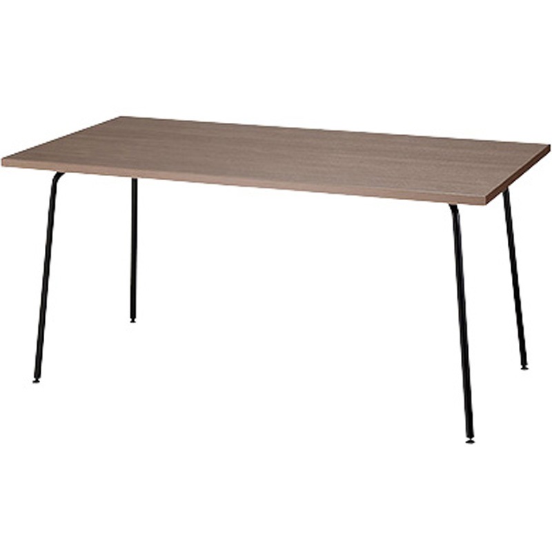 KLPB1575-B-CA ミーティングテーブル(KLPB型) ナイキ ショコラアッシュ ブラック 高さ700mm間口1500mm奥行750mm  KLPB1575-B-CA