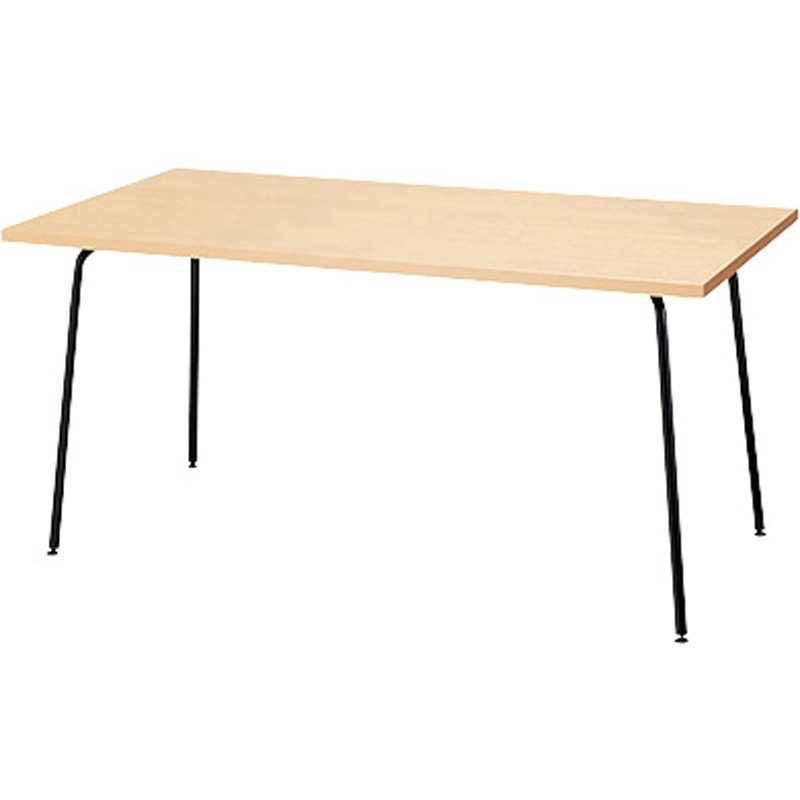 KLPB1575-B-S ミーティングテーブル(KLPB型) ナイキ シルクウッド ブラック 高さ700mm間口1500mm奥行750mm  KLPB1575-B-S