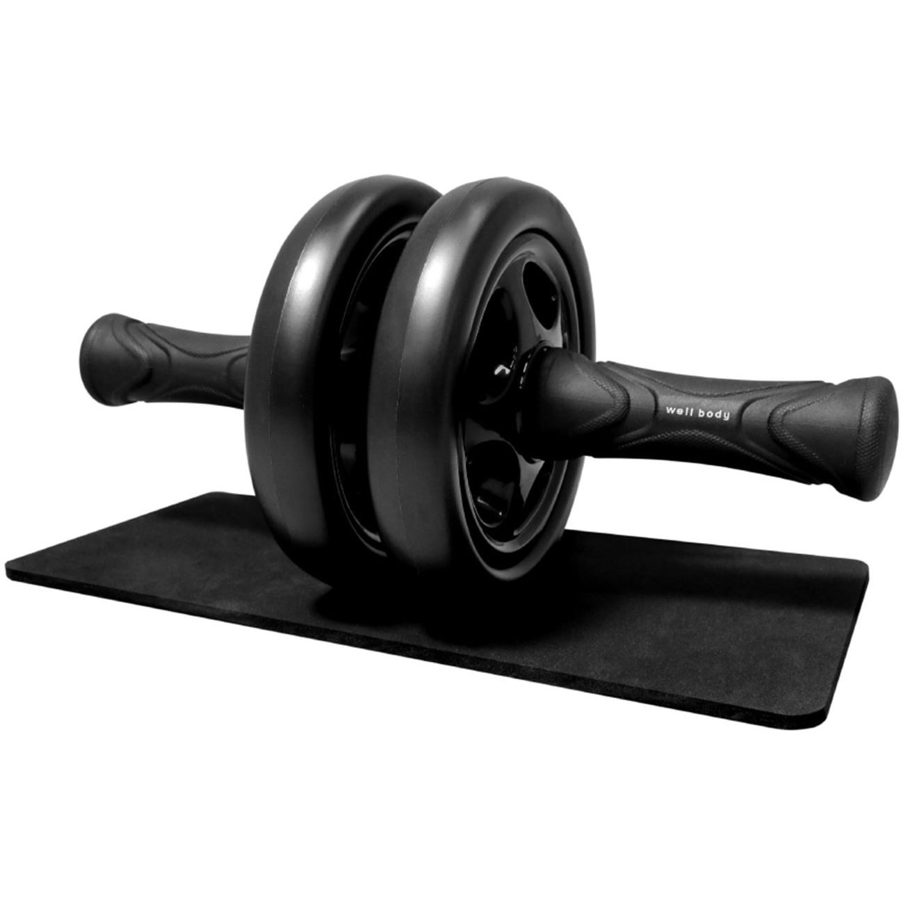 WBF229 腹筋ローラー アブホイール 膝マット付き アルインコ ブラック