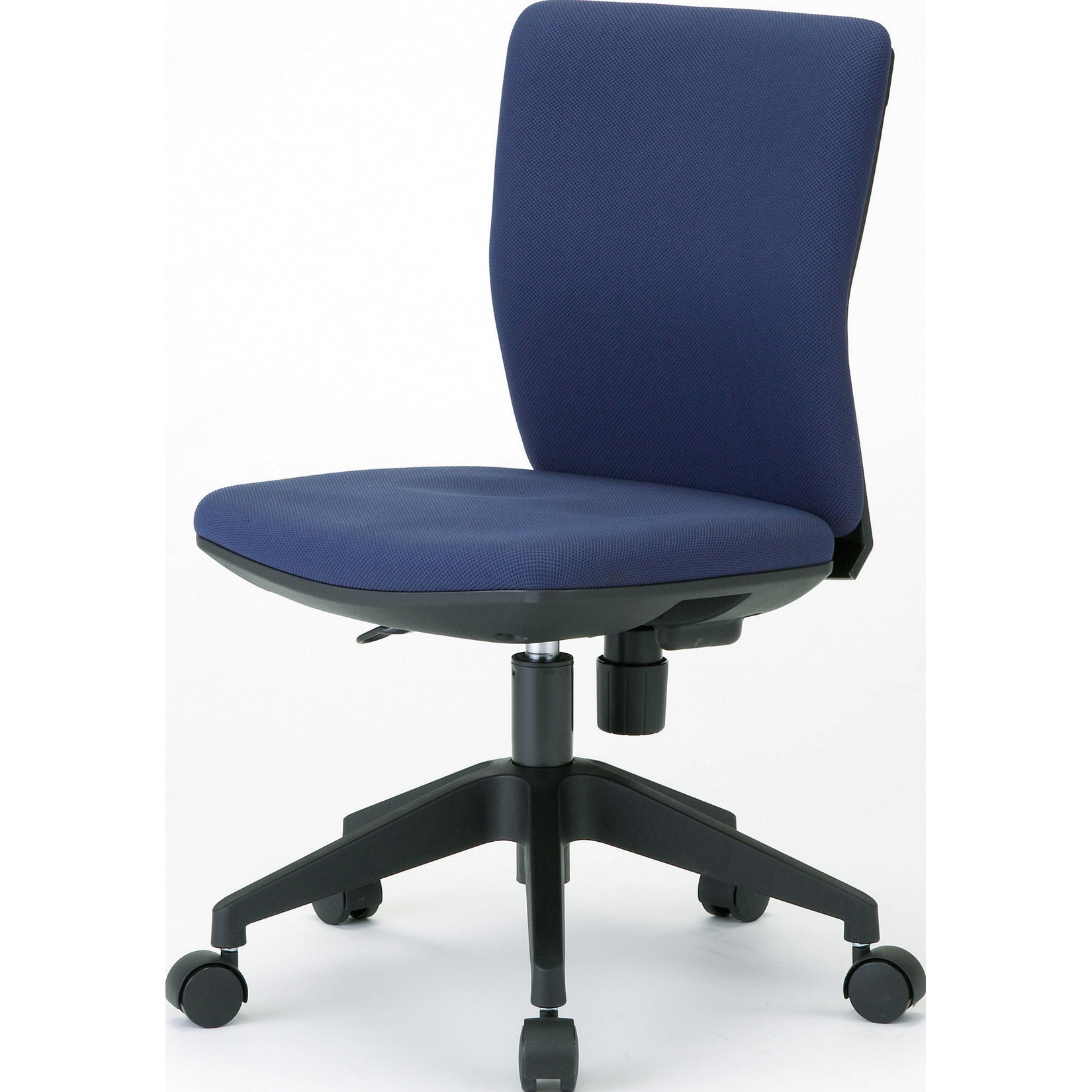 FCC55-NV 体圧分散オフィスチェア 肘なしタイプ TRUSCO キャスターあり