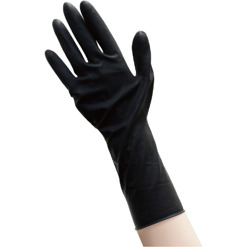 ブラックグローブ オカモト 天然ゴム製 サイズS 1箱(50枚