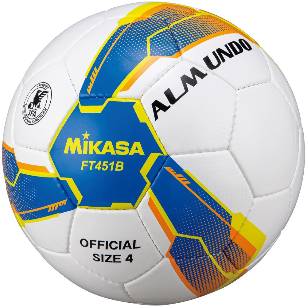 FT451B-BLY サッカーボール 検定球4号 ALMUNDO 1個 MIKASA (ミカサ