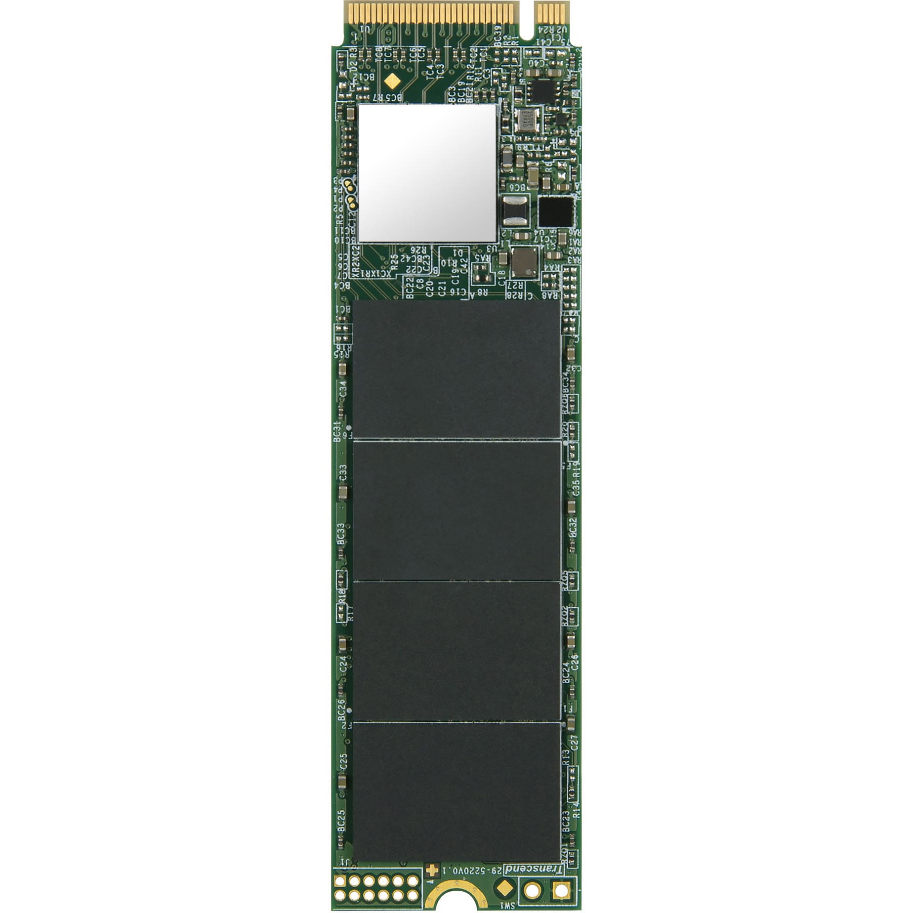 TS1TMTE112S 内蔵SSD M.2 2280，PCIe Gen3x4， NVMe， 3D TLC， DRAM 