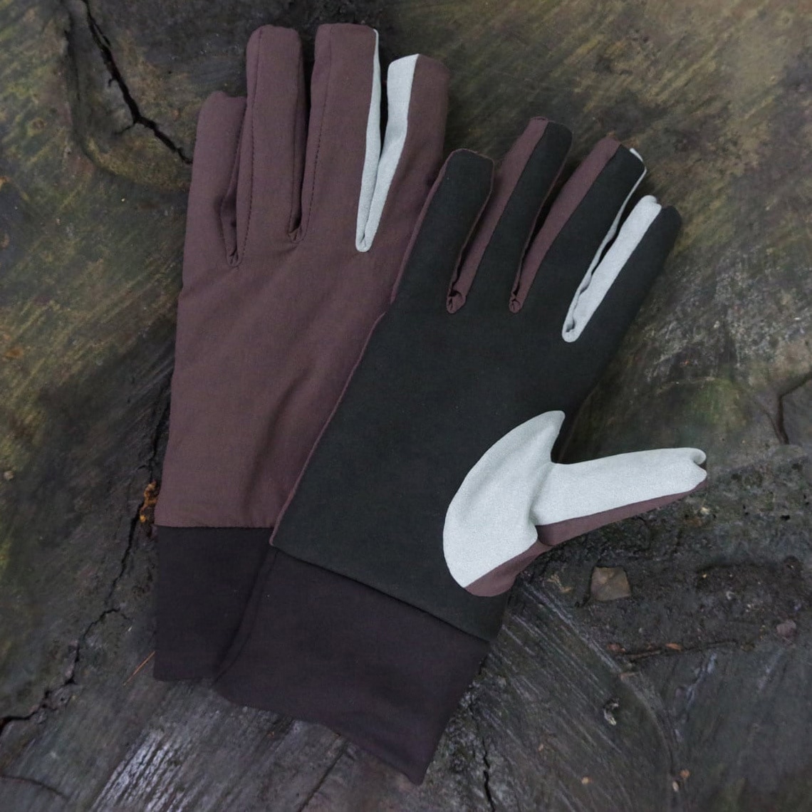 M Fieldwork Gloves ダークブラウン Nature Clips(ネイチャークリップス) サイズM 1組