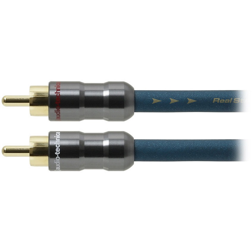 オーディオ、スピーカー配線 オーディオテクニカRCAケーブル2セット