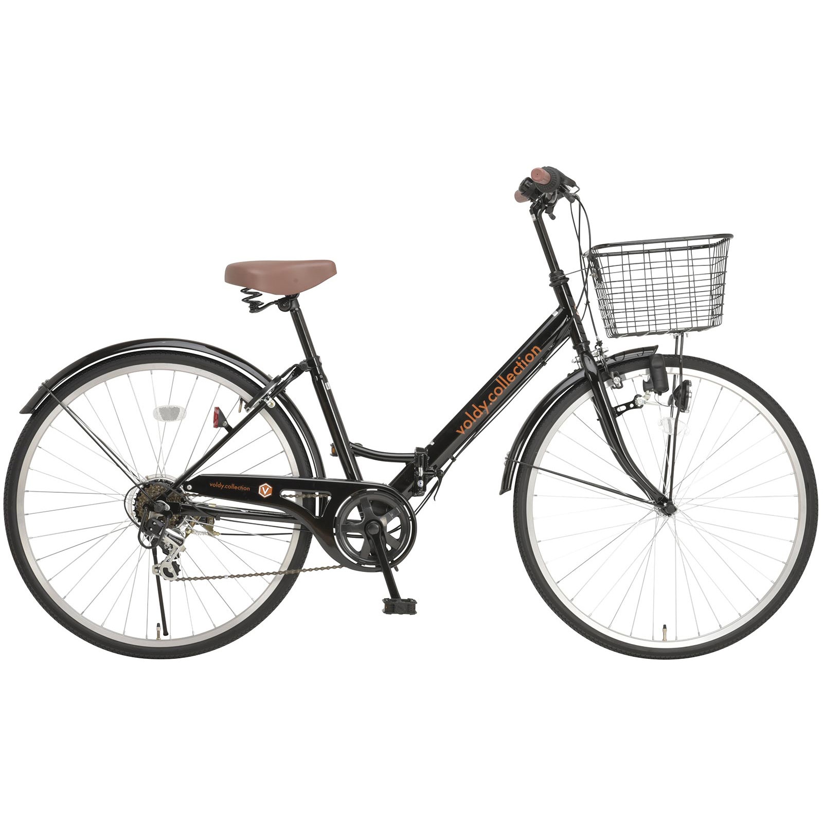 46665 Voldy VFC-001 26インチ 折りたたみ自転車 Voldy 変速段数6段 ブラック色 タイヤサイズ26×1-3/8
