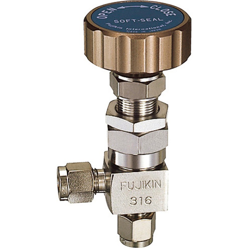 FUD-05-6.35 ファインシリーズ ストップバルブ SUS フジキン 適合チューブ外径6.35mm