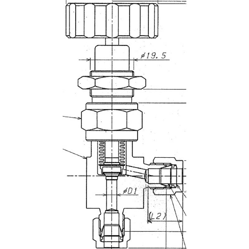 フジキン SUS鋼製自動ベローズバルブ_1MPa_FP-91 ■▼653-3605 FP-91-9.52#A 1個 フジキン SUS鋼製自動ベローズバルブ＿1MPa＿FP-91 FP-91-3.2#A 1点