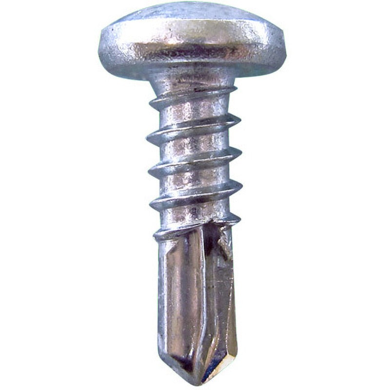 4224 鉄下地用ドリルビス 鉄 ナベ プラケース入 ウイング 三価ユニクロ