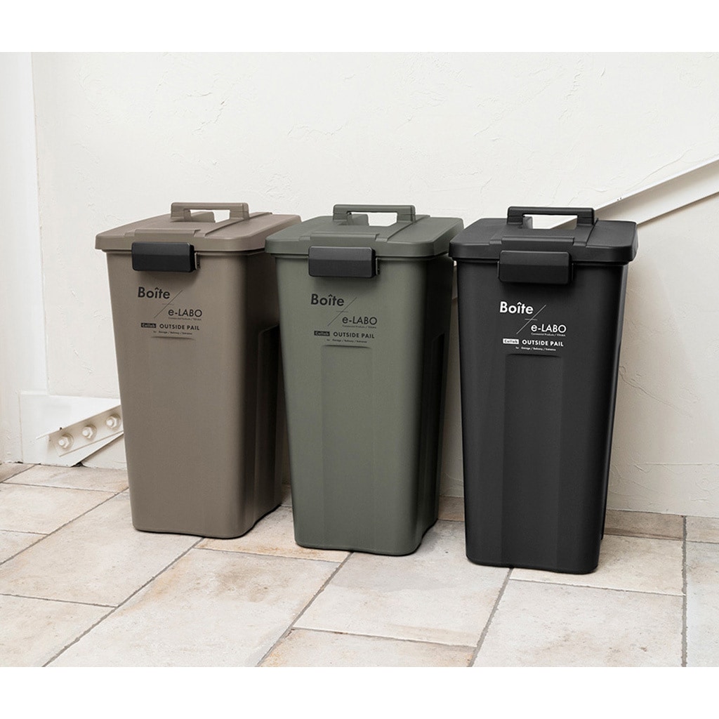 ELB-TOP45 BK Boite×e-LABO タッチオープンペール ベストコ 容量