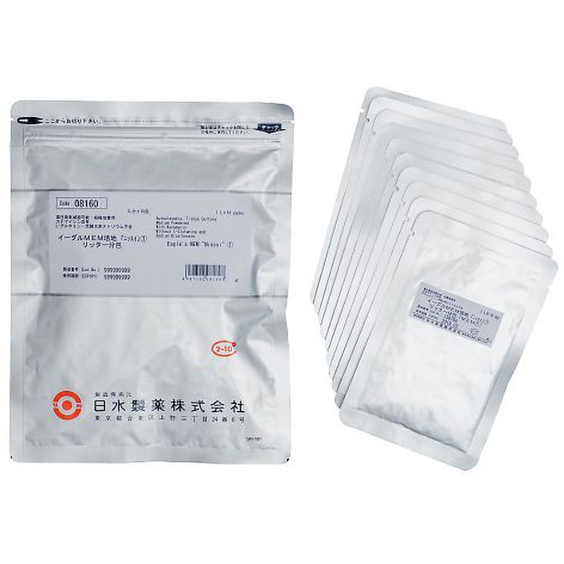 8160 イーグルMEM培地「ニッスイ」 島津ダイアグノスティクス 寸法1×21×27cm 1箱(10包)