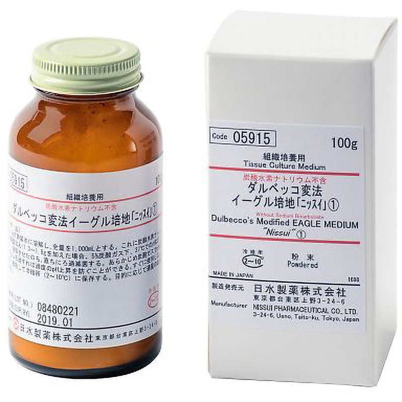 5915 ダルベッコ変法イーグル培地「ニッスイ」 島津ダイアグノスティクス 容量100g