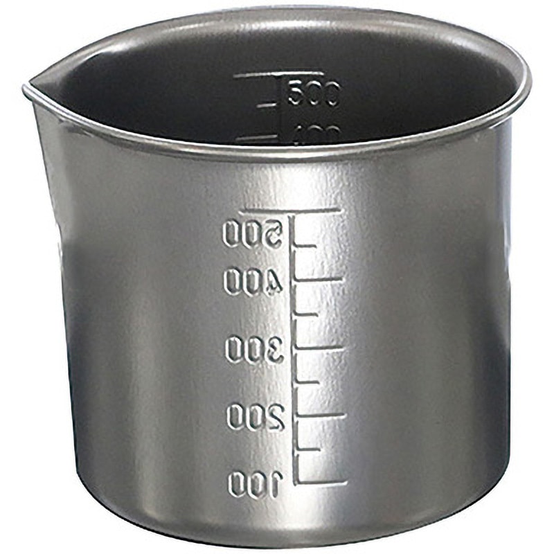 TN-635 チタン計量カップ ビーカー 口付 手無 TNシリーズ SUGICO(スギコ) 1000mL  1個 TN-635
