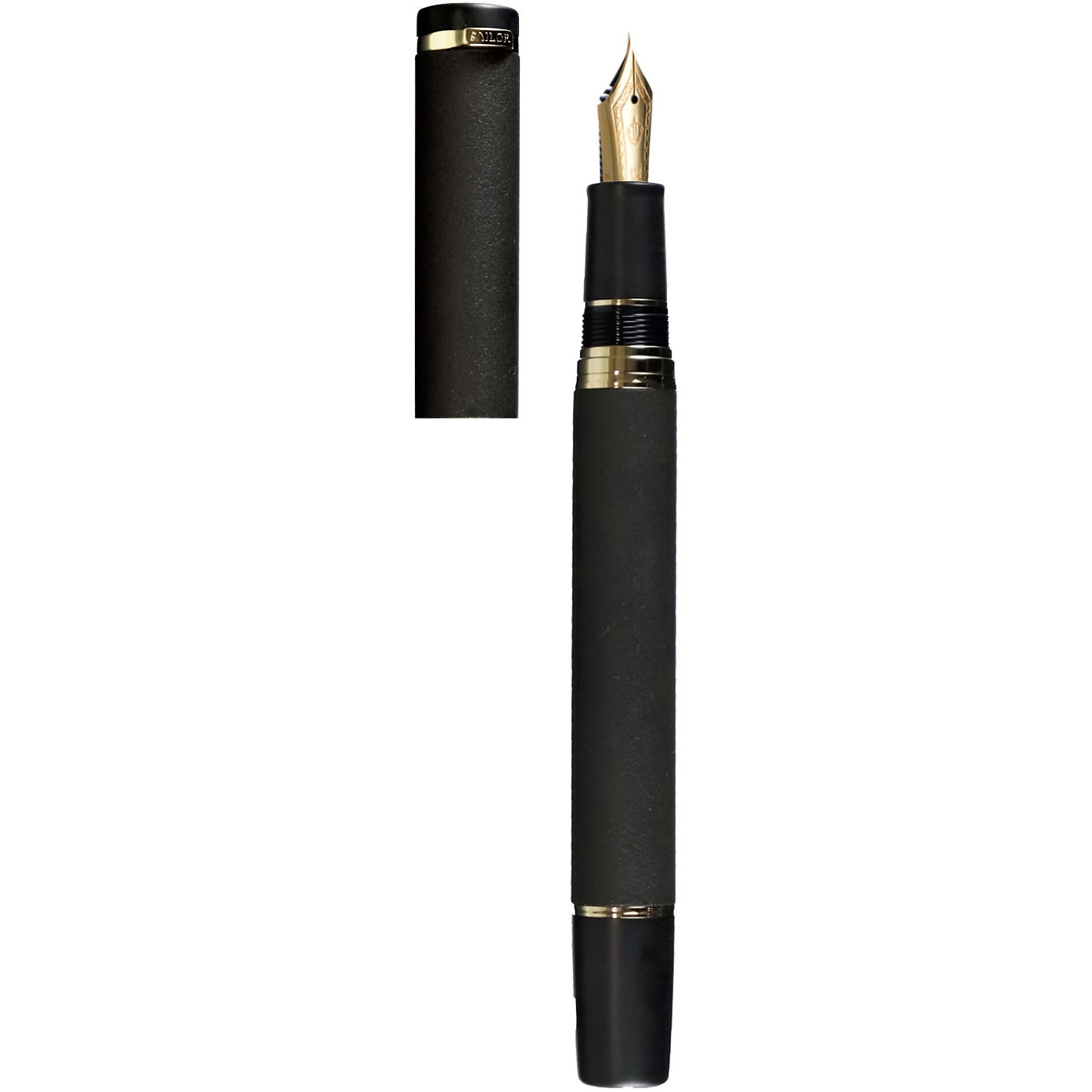 108087420 エボナイト彫刻 夜霞 万年筆 セーラー万年筆 ペン先21金