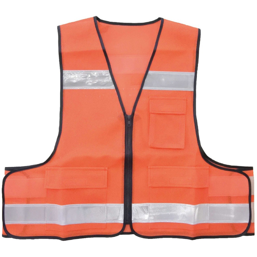 8166 防犯パトロールベスト 背中ポケット付 天牛(富士手袋工業