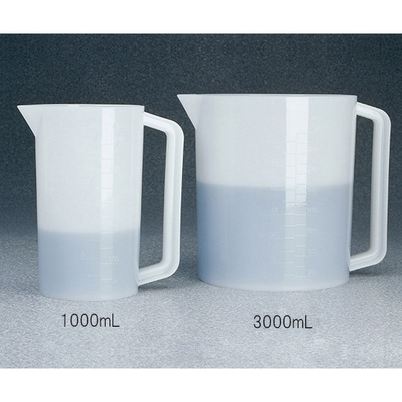 1220-2500JP ハンドル付トールビーカー HDPE 1220シリーズ Thermo Scientific Nalgene 3000mL  1パック(1個)