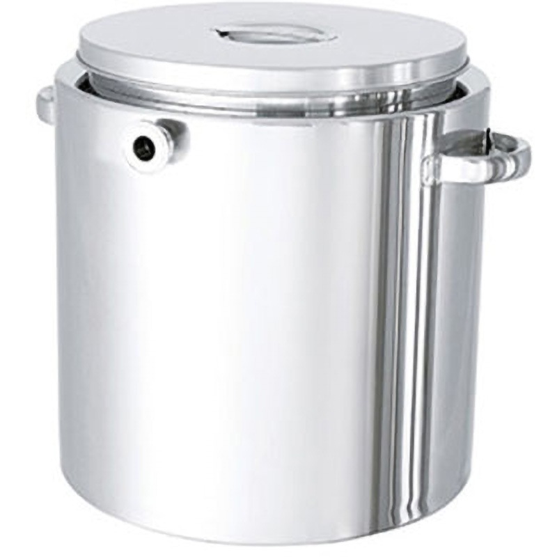 ST-J-33 平底型ステンレスジャケット容器 ストック蓋付 ST-Jシリーズ MONOVATE(旧:日東金属工業) 33L