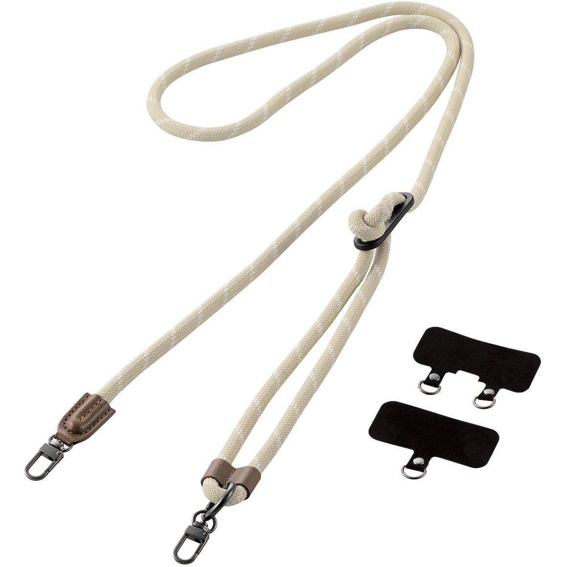 P-STSDH2R08BE スマホショルダー ストラップ 42～78cm 長さ調整