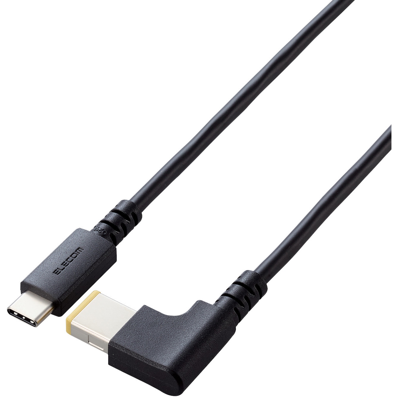 DC-PDL20BK 充電ケーブル 2m PD 60W USB Type-C to DC角型プラグ(11mm