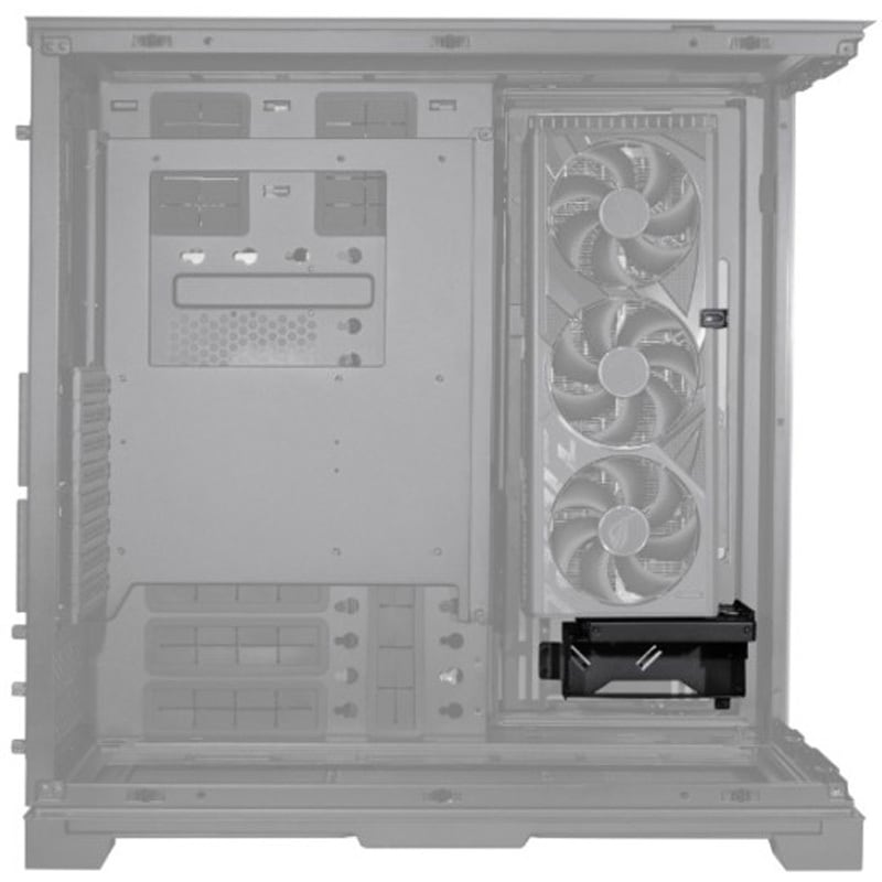 O11DEXL-1X GPU垂直置きブラケット LIAN LI ブラック色 O11DEXL-1X