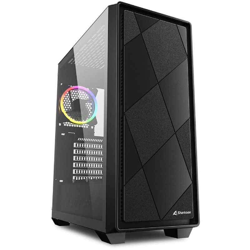 SHA-VS8 RGB Black ミドルタワーケース 1個 SHARKOON 【通販モノタロウ】