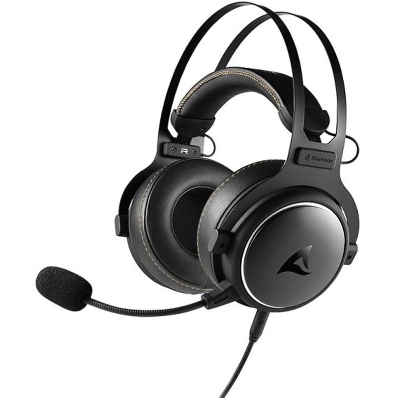 SHA-SGH50 ヘッドセット SHARKOON ブラック色 3.5mmステレオミニプラグ(TRRS)コネクタ