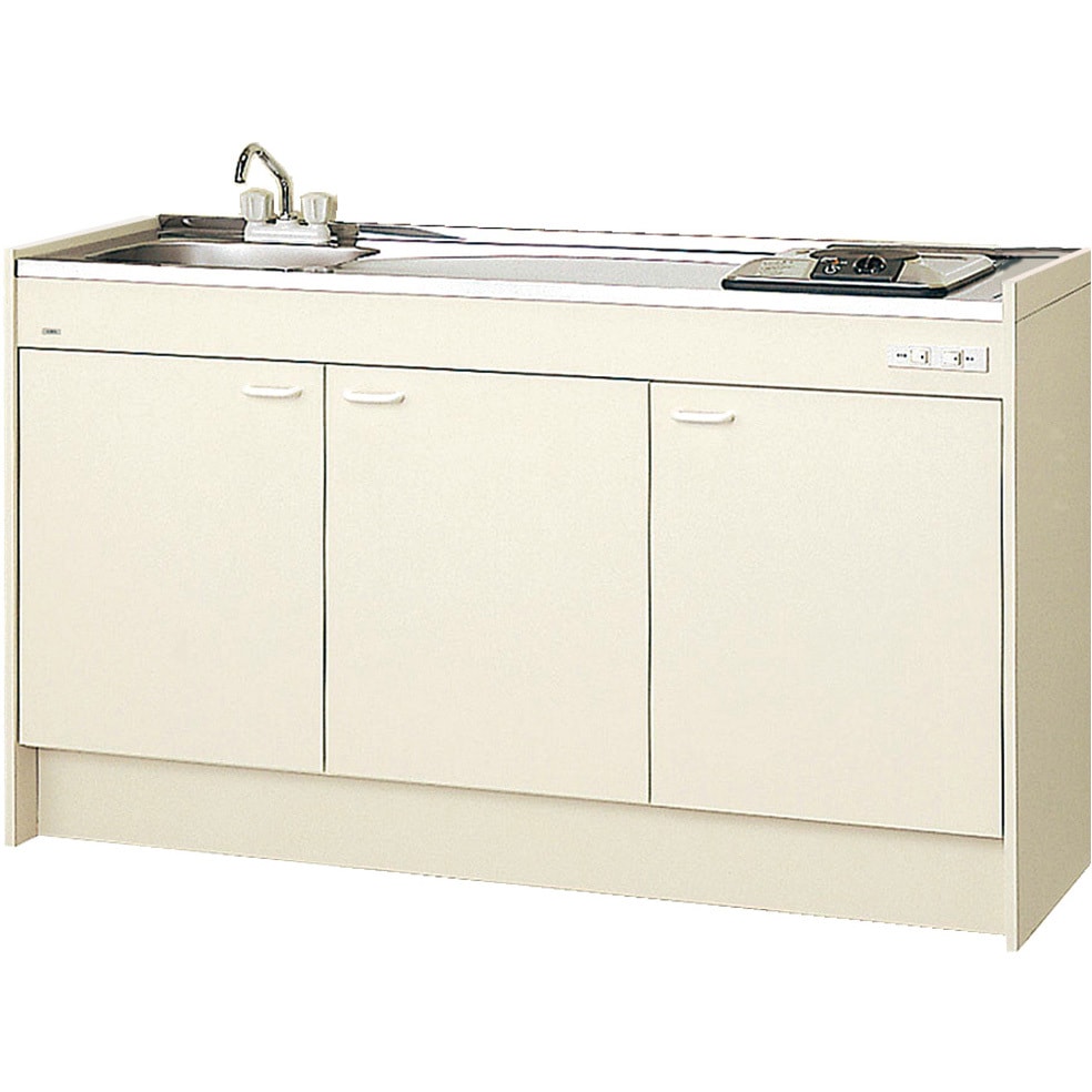 DMK15HEWE1F200L ミニキッチン ハーフユニット扉タイプ 間口150cm 1台 