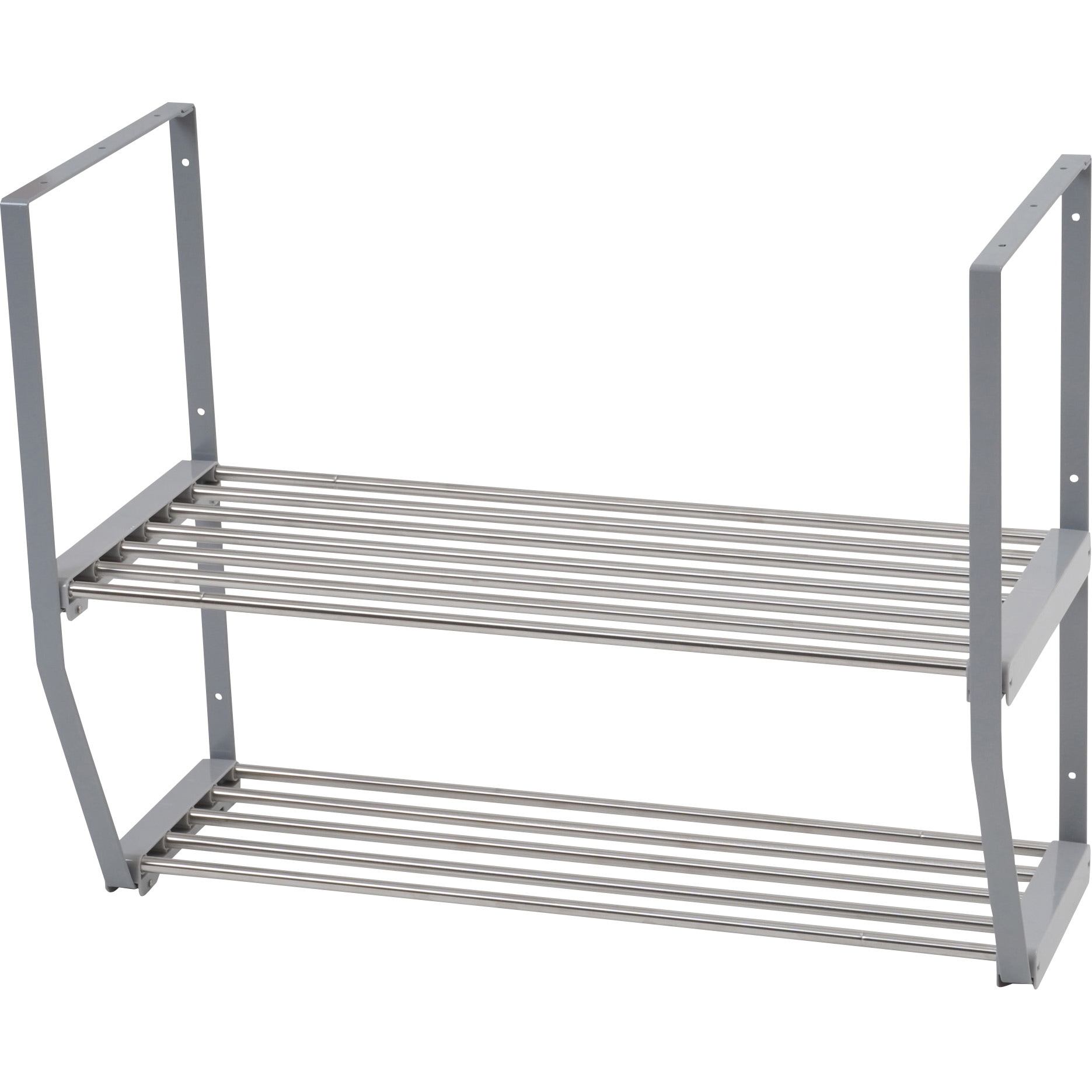 キッチンラック ステンレス 伸縮式 ネジタイプ 1個 モノタロウ 【通販