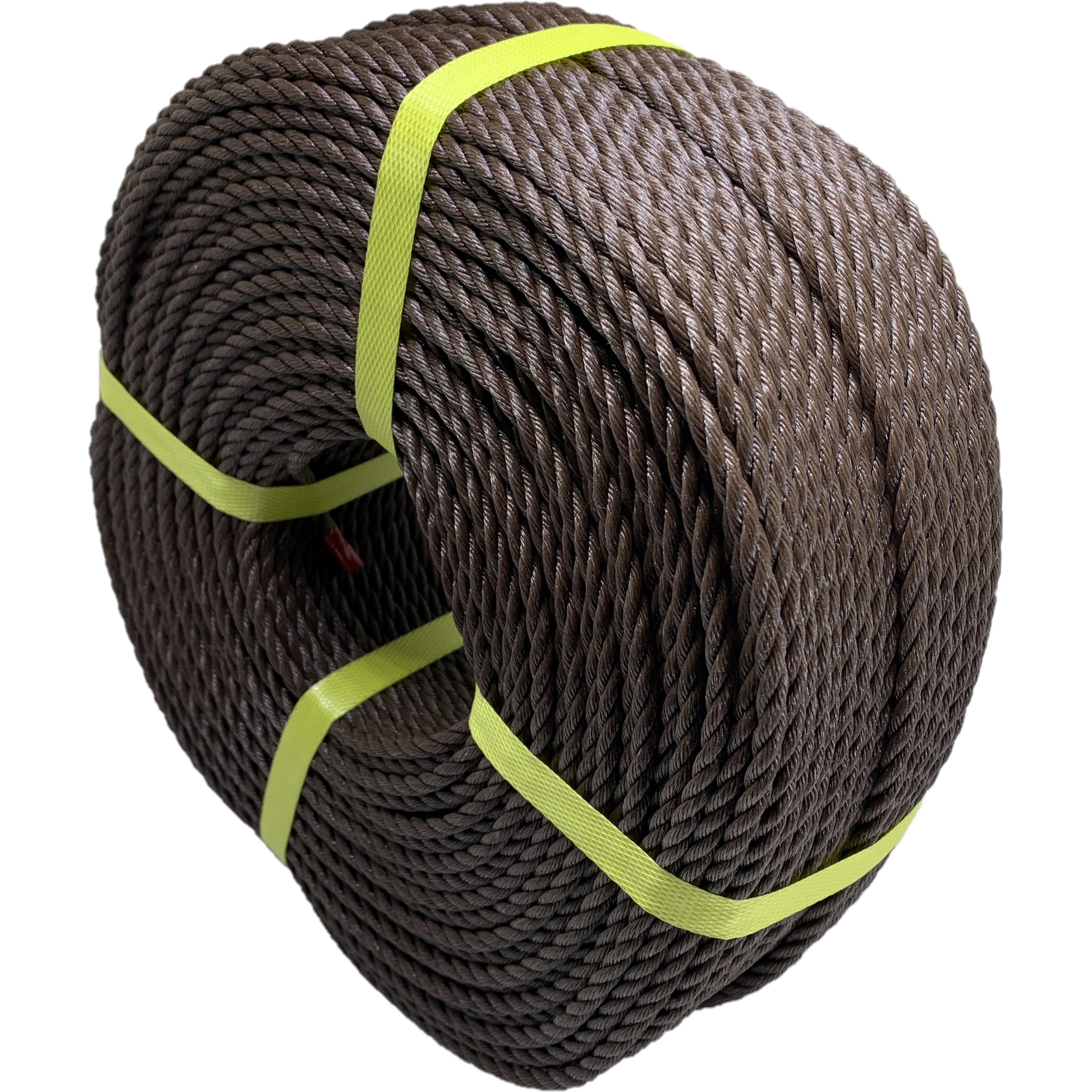 高級素材使用ブランド 綿ロープ ４ミリ 黒 ２００Ｍ ドラム巻