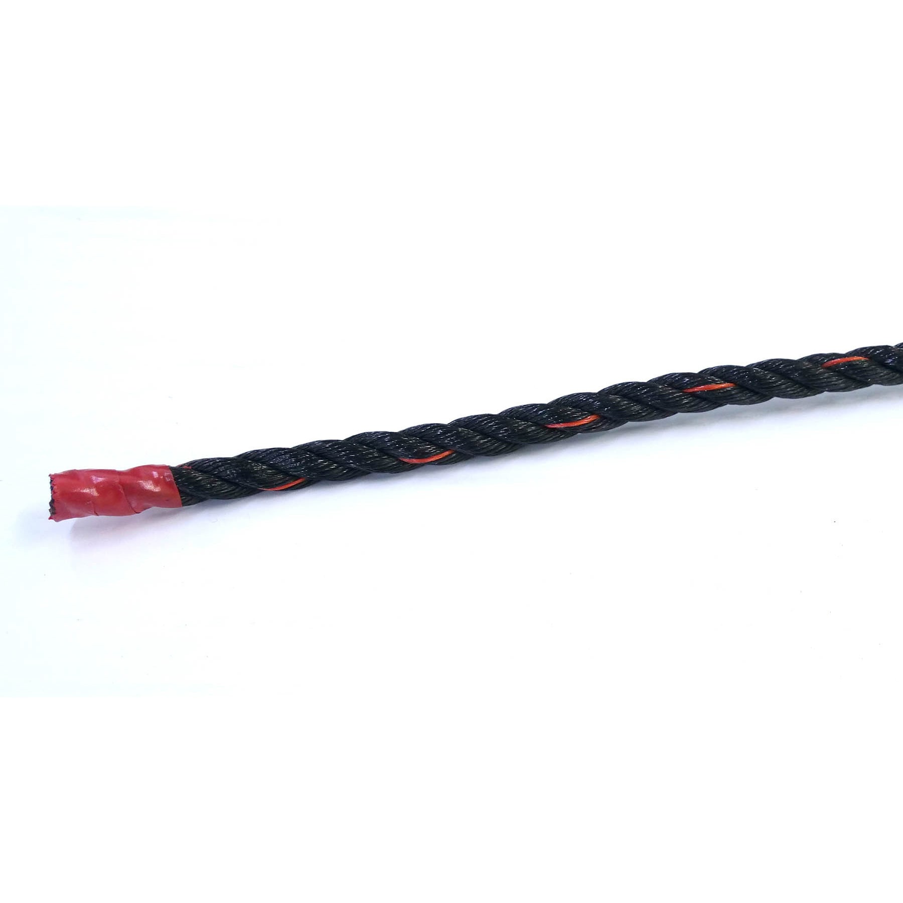 8mm ポリエチレンロープ 黒 200m巻 グリーンクロス ビニール梱包