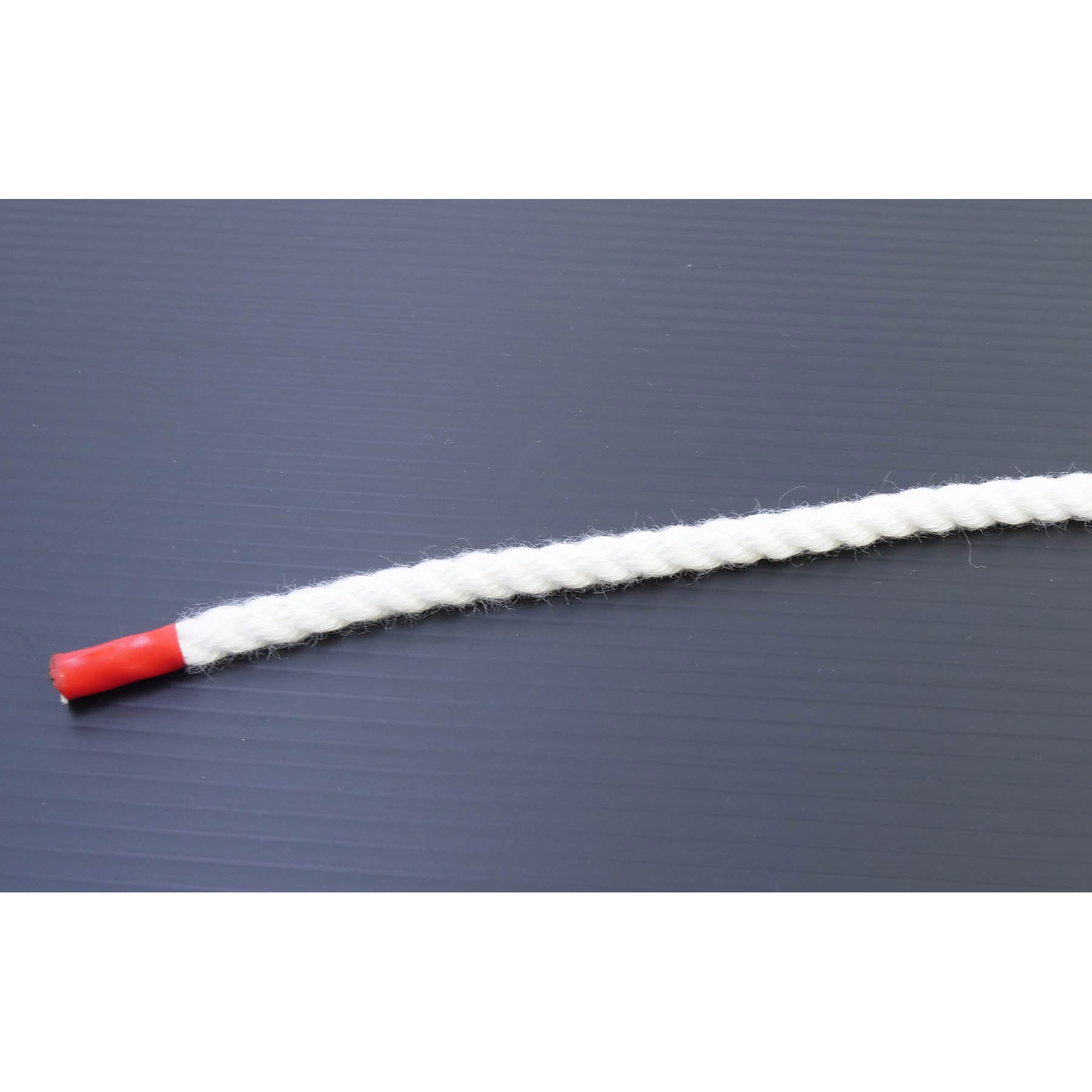 6mm クレモナSロープ 200m巻 グリーンクロス 白色 種類3ツ打 ビニール