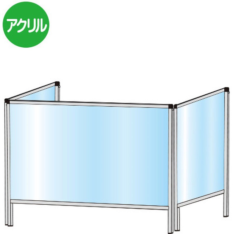 HBP3F600X900 パーテーションスタンド三面タイプ 1個 常磐精工 【通販モノタロウ】
