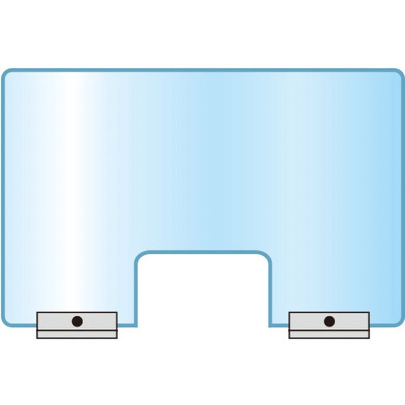 APT-M600X900 アクリルパーテーション窓付 常磐精工 ※開口部H200×W300