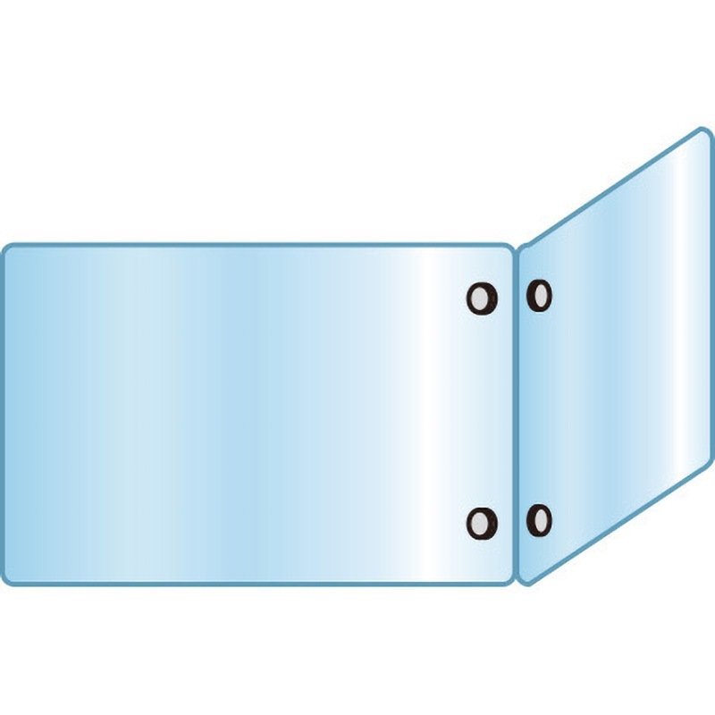APT2F600X900X600 アクリルパーテーション二面タイプ 1個 常磐精工 【通販モノタロウ】