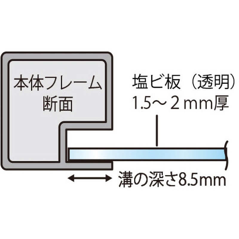 THBP1200X600E トールパーテーション(塩ビ仕様) 1個 常磐精工