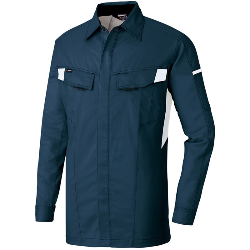 AZ-6835 長袖シャツ(男女兼用) AZ-6835 アイトス サイズ6L着丈82cm